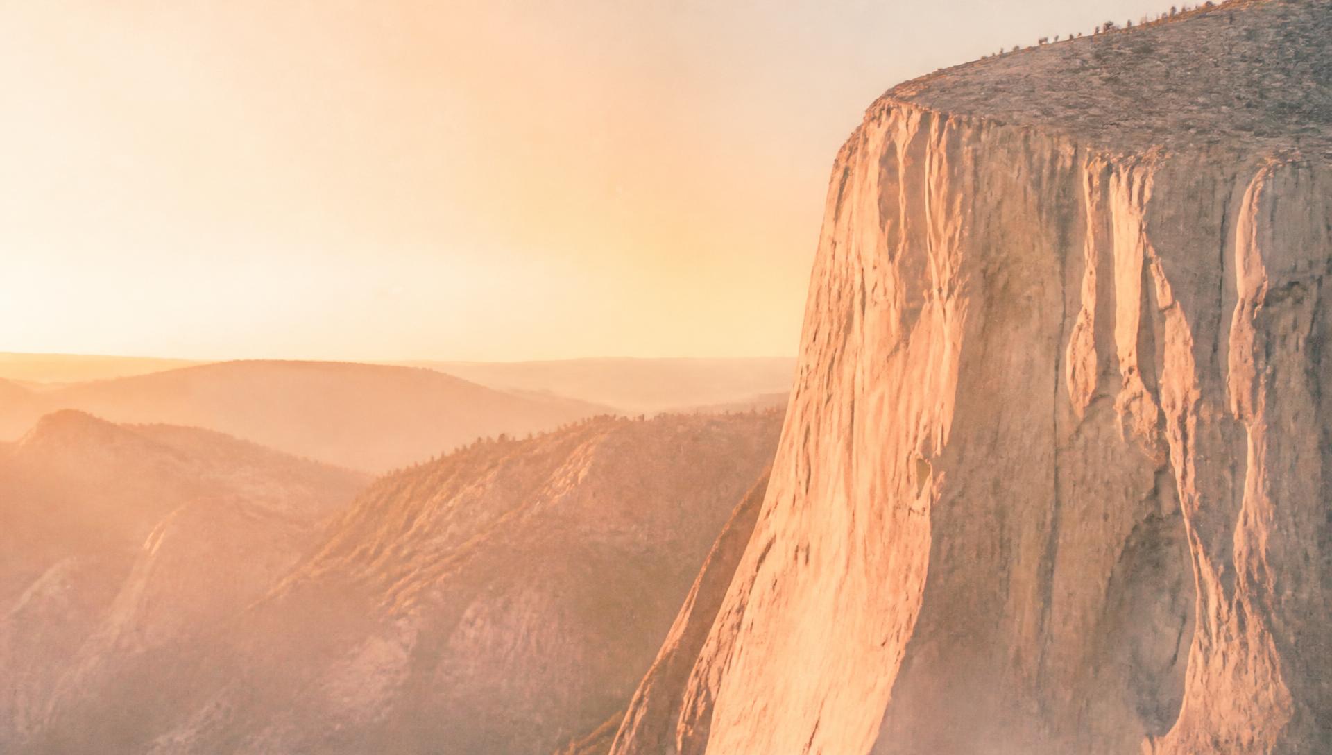 Granite rock face and canyon ridgeline — outdoor experiential therapy at Recovery Republic